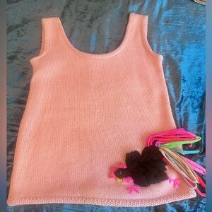 Vintage Rooster Sweater Tank